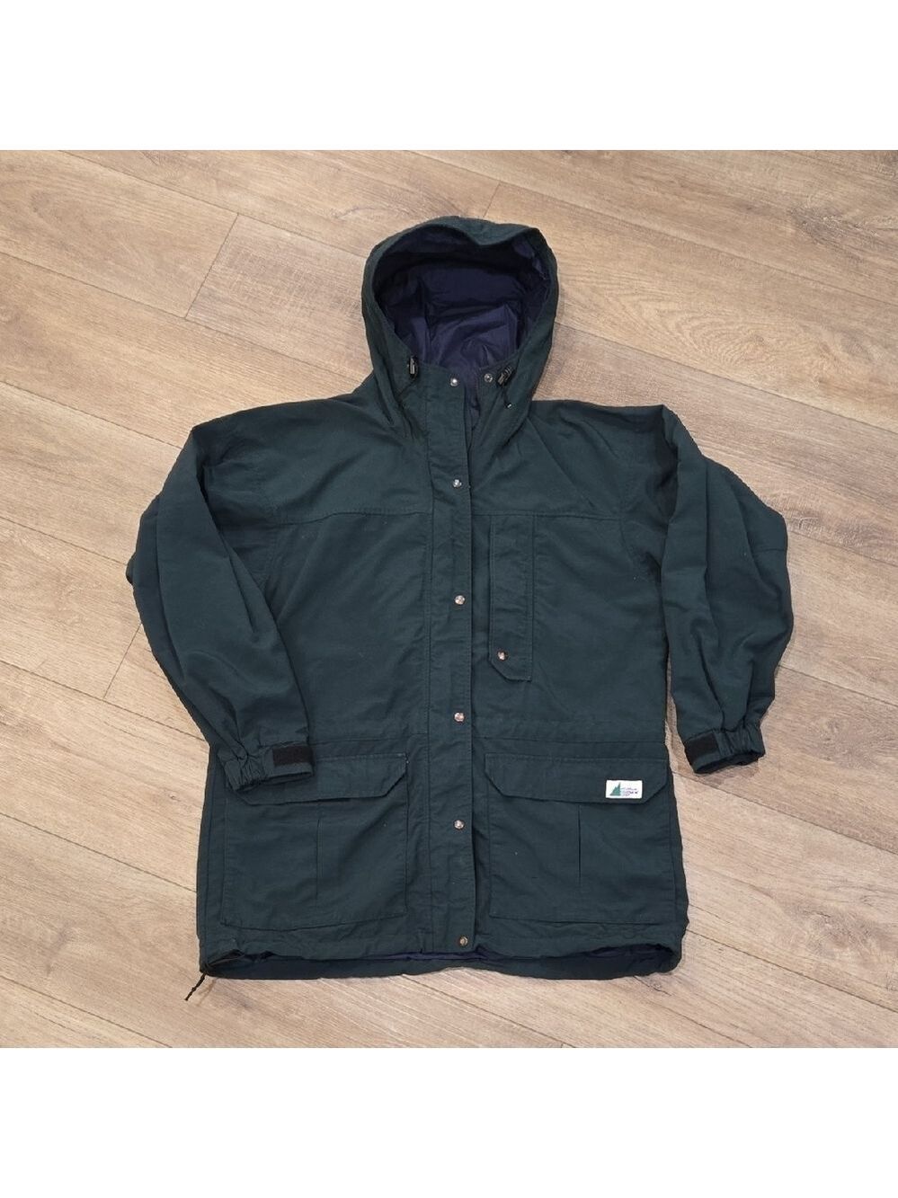 Retro 90's MEC Forest Green Hooded Anorak GorpcoreJacket